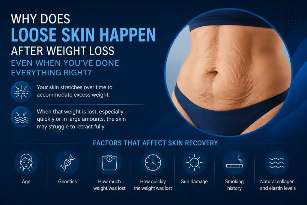 Why Does Loose Skin Happen After Weight Loss Even When You’ve Done Everything Right East Kilbride?